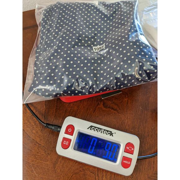 Socialite Wide Leg Pants Small Navy Ivory Polka Dot Palazzo Belt Tie Goucho Work - Picture 9 of 13